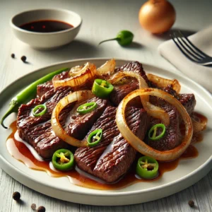taasnoopilipino - Bistek Tagalog Savory Beef Steak Filipino Style