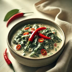 taasnoopilipino - Laing A Spicy and Creamy Taro Leaf Dish from Bicol