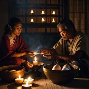 taasnoopilipino - Pagtatawas The Ritual of Diagnosing Illness Through Egg and Candle