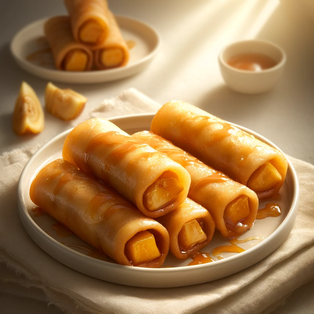 taasnoopilipino - Turon Deep-Fried Banana Rolls with Sweet Jackfruit Filling