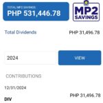 TaasNooPilipino - MP2 Dividend Credited Today